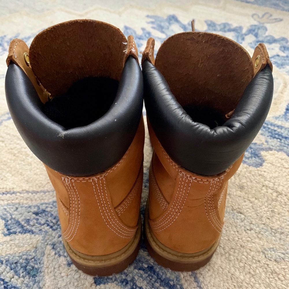 Timberland Wheat Tan Lace-Up Waterproof Work Boots - Picture 7 of 7